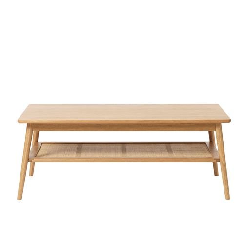 Table basse en placage chêne naturel l120cm – barrali