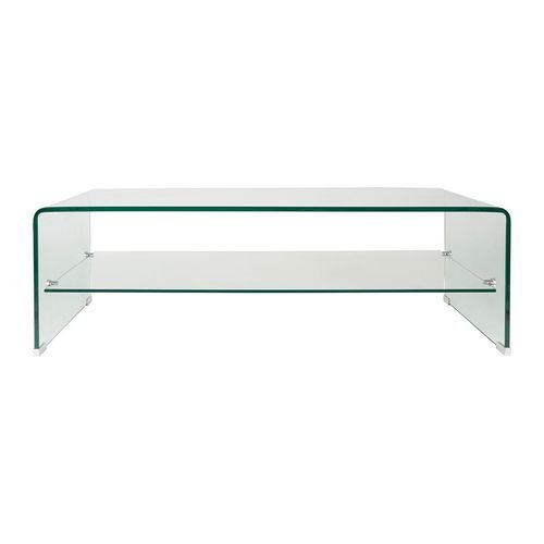 Table basse en verre trempé 110x55cm – Adela